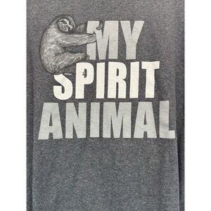 My Spirit Animal Sloth T Shirt Size Large Delta Tag Unisex